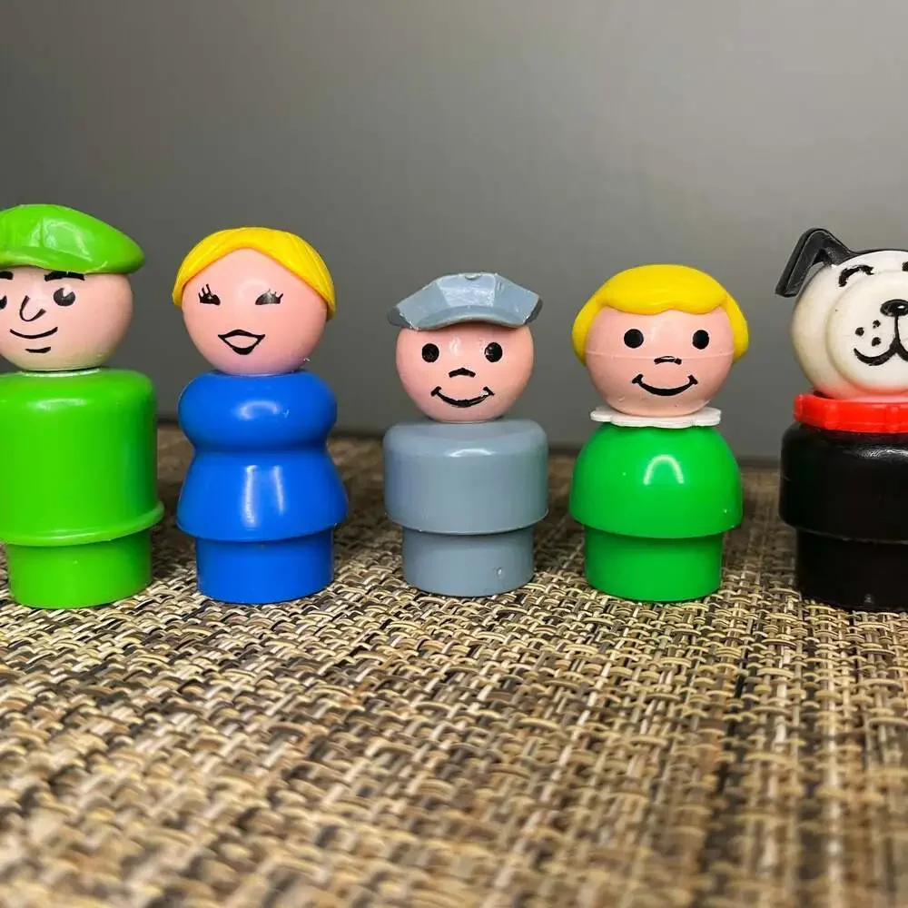Vintage Fisher Price Little People family